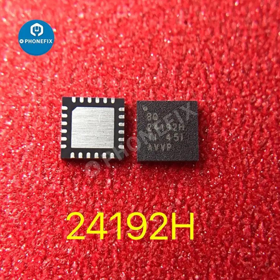PhoneFix BQ24192/24192H/24196/24161D/24190 charging chip for Android phones, close-up of component on circuit board.