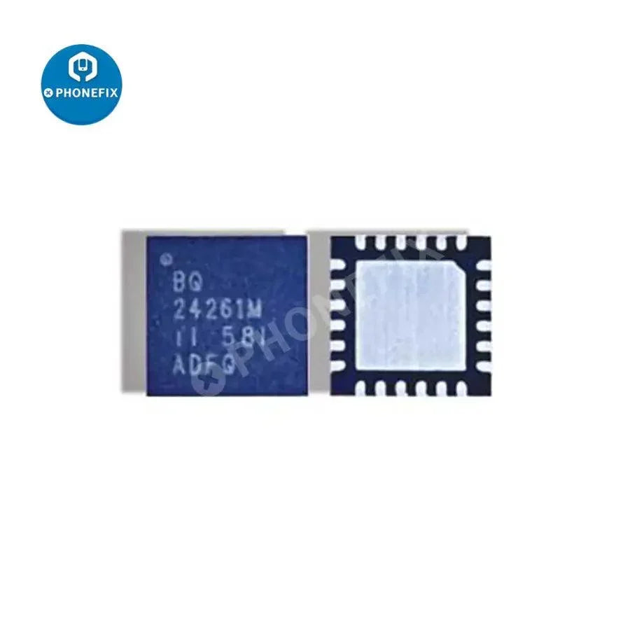 PhoneFix BQ24296M charging IC chip component for Android phones, shown in a close-up image of the electronic chip.