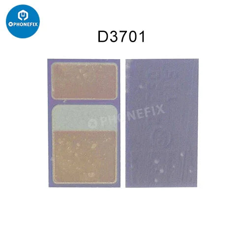 iPhone backlight repair kit components including diode, capacitor, coil, and filter for phone screen backlight fixes.