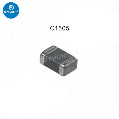 PhoneFix iPhone backlight chip, diode, capacitor, coil filter repair kit components shown on C1505.jpg
