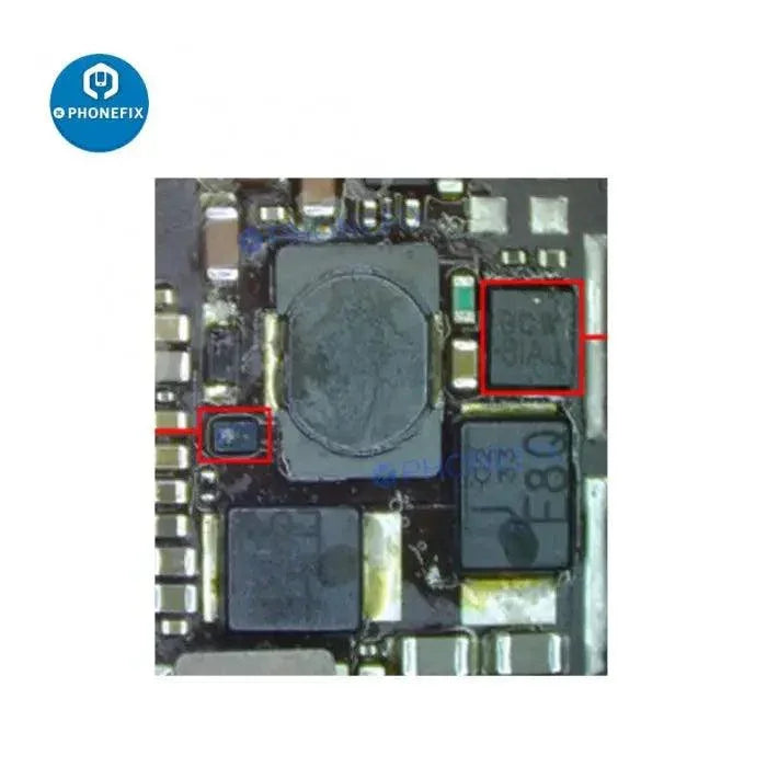 Light control IC glass diode booster for 2018 iPad A1893, electronic component from PHONEFIX used in device repair.