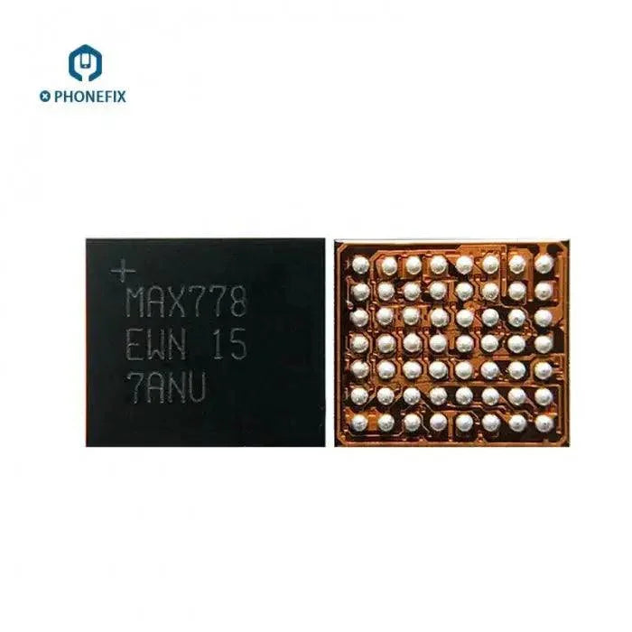 Power IC MAX77821 light control display IC for Huawei and Meizu Note 2 and 3 smartphones, used as a component in mobile devices.