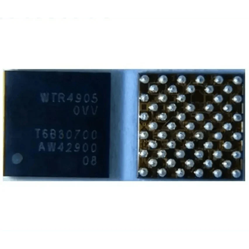 Samsung MAX98506BEWV audio frequency IC and WTR3925 charging IC, electronic components for mobile device repair.