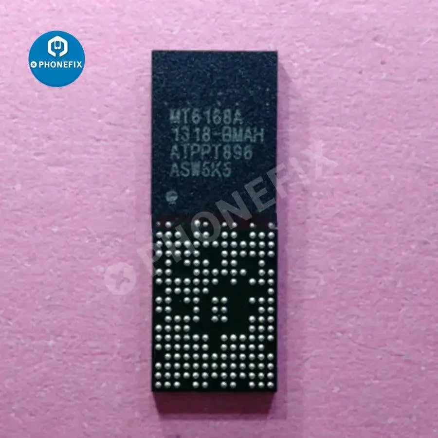 PhoneFix IC power chip for Android phones, includes MT6177MV, 6177W, 6166V, 6176V, 6158V, 6350V components, electronic repair part.