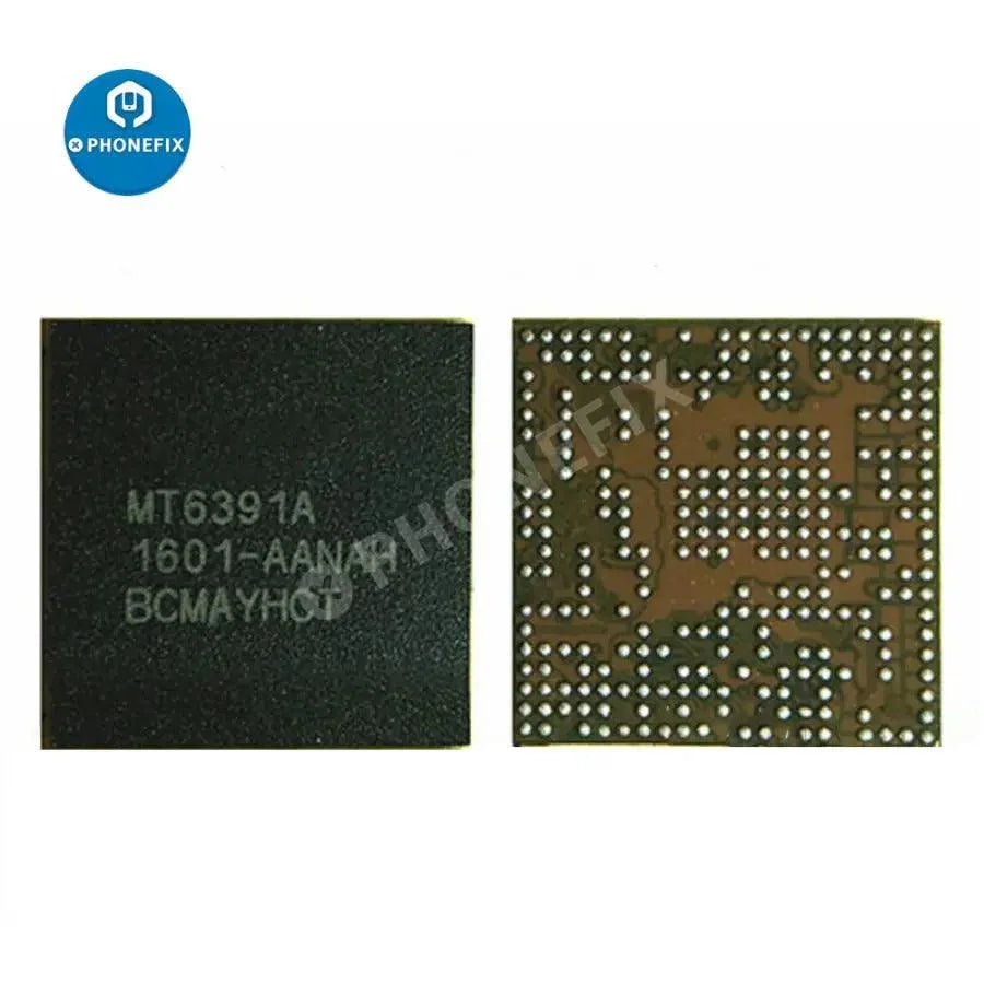 PhoneFix chip power IC for Android phones, includes MT6357V, 6357CRV, 6391A, 6392A, 6357MRV, and 6370P component images.
