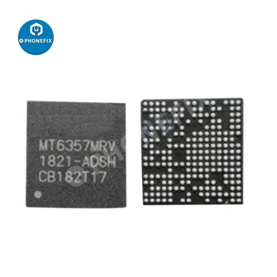 PhoneFix chip power IC for Android phones, including MT6357V, 6357CRV, 6391A, 6392A, 6357MRV, and 6370P components.