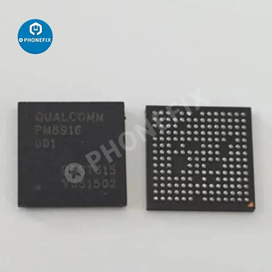 PhoneFix Power Supply IC Chips for Android phones, including PM8916 001, PMI8994 002, and PM8926 components with circuit details.