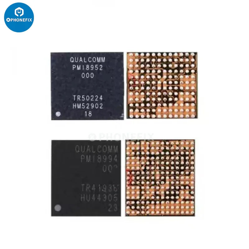 Main Power Supply IC PM8996 for Xiaomi Mi 5 and 6, PHONEFIX branded power management component on circuit board.