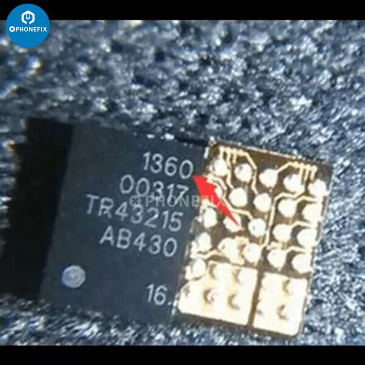 Xiaomi Redmi 2 USB Charger IC and 12-pin backlight IC component for repair or replacement, branded PHONEFIX.