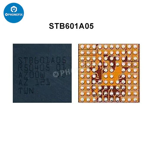 PhoneFix Face ID recognition IC replacement component for iPhone X to 15 Pro Max, showing a close-up of the electronic parts.
