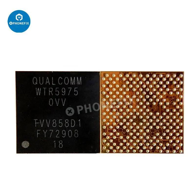 Intermediate frequency IC component for iPhone 6 to 14 Pro Max by PHONEFIX, shown on a neutral background.