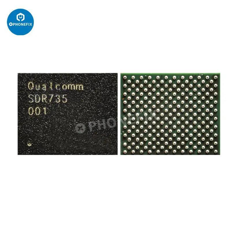 PhoneFix intermediate frequency IC component for iPhone 6 to 14 Pro Max, used in repair and replacement of phone circuitry.