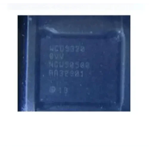 WTR2955 Audio Frequency IC for Samsung Xiaomi, PHONEFIX brand component, close-up of WCD9326 audio IC for repair purposes