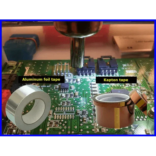 BGA aluminum foil tape by PHONEFIX, high-temperature resistant waterproof adhesive tape for electronic repairs and shielding.