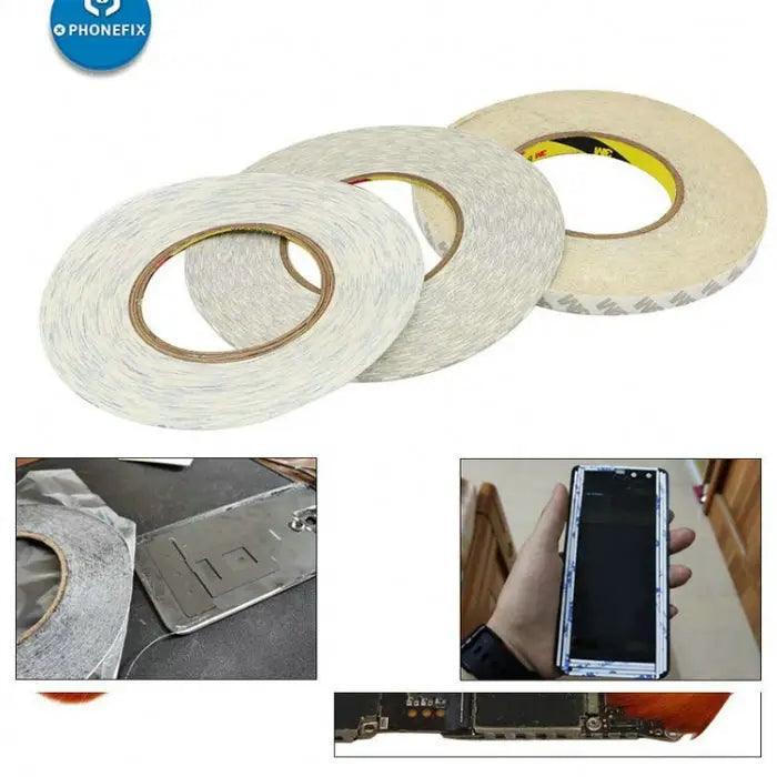 White 3M foam double-sided EVA sponge screen tape sticker, consumable adhesive tape by PHONEFIX for phone screen repairs.