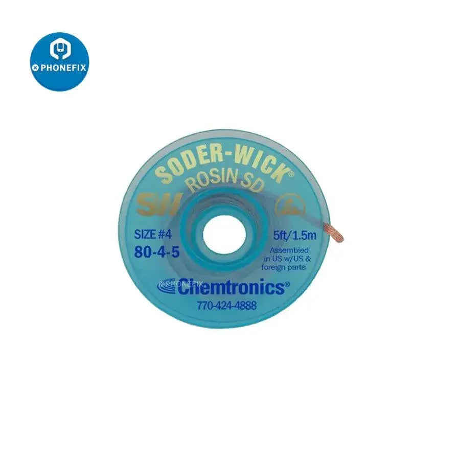 SODER WICK Suction Wire SW 18025/35/45/55 for phone screen repairs, original consumable suction wire by PHONEFIX.