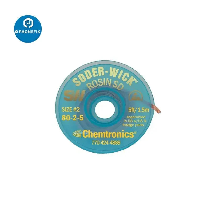 SODER WICK Suction Wire SW 18025/35/45/55 for phone repair, showing the original suction wire used in electronics repair.