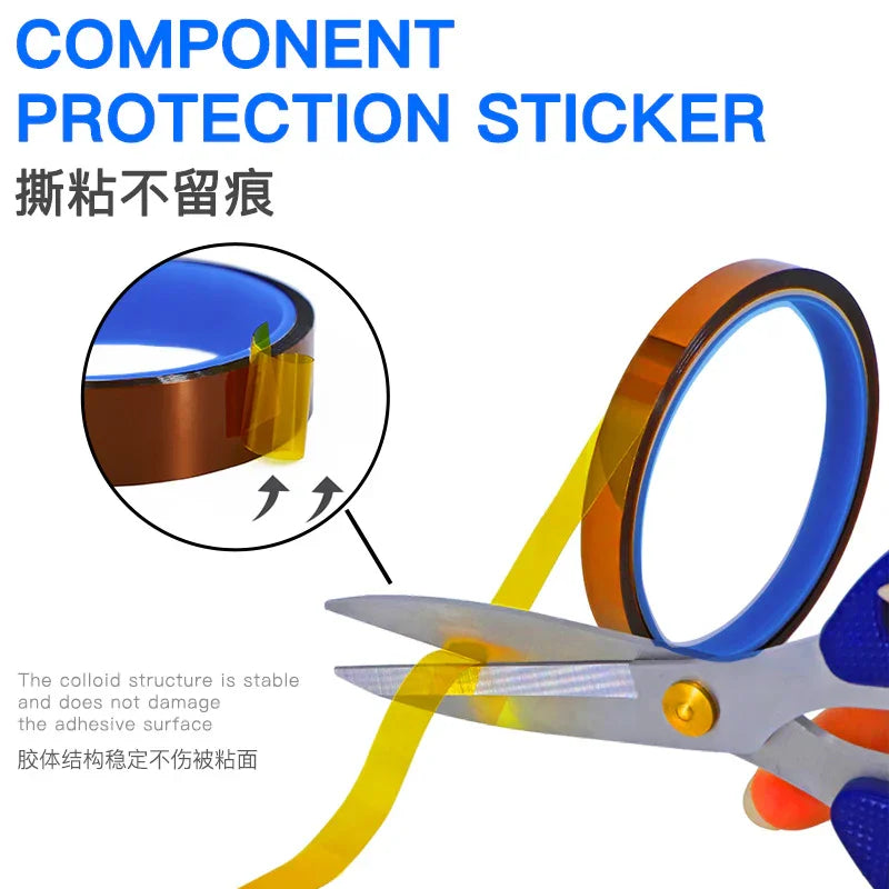 High-temperature resistant welding BGA chip soldering tape from PHONEFIX, used for electronics repair and high-heat applications.