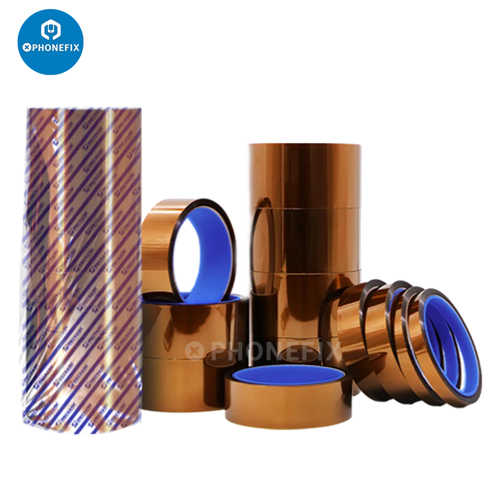High-temperature resistant BGA chip welding tape from PHONEFIX, used for electronic soldering and repair.