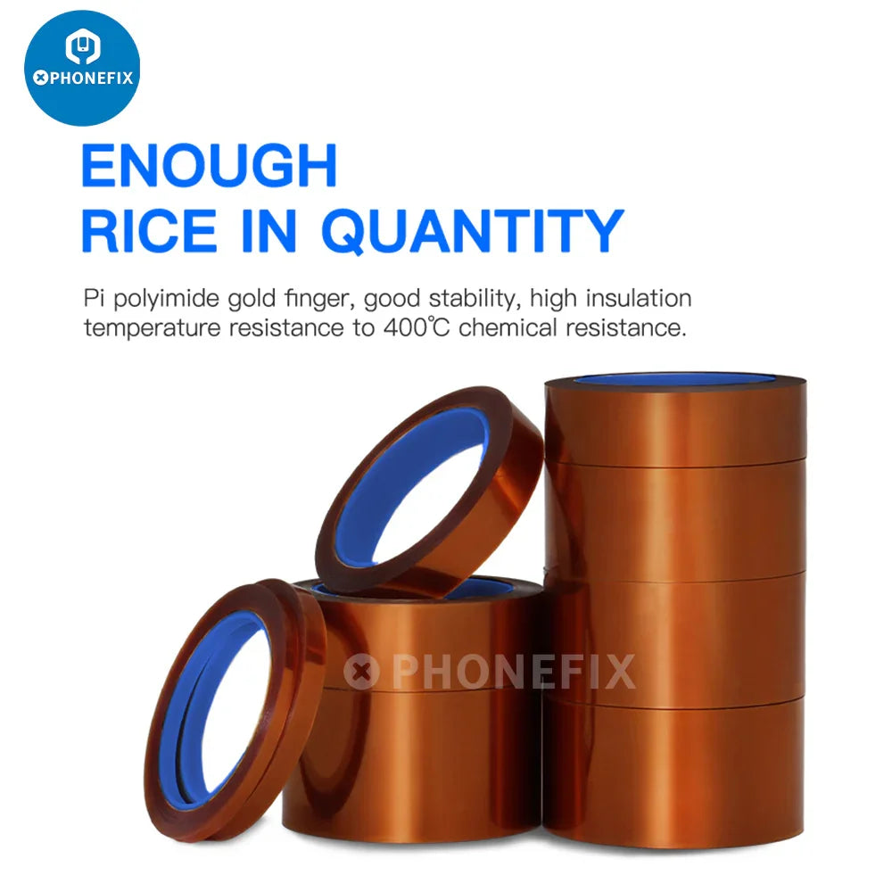 High-temperature resistant welding BGA chip soldering tape from PHONEFIX, used for electronics repair and soldering applications.