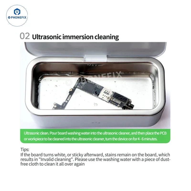 PhoneFix Repairman 530 electronic cleaner bottle for PCB, LCD, and camera cleaning, 500ml consumable for electronic device maintenance.