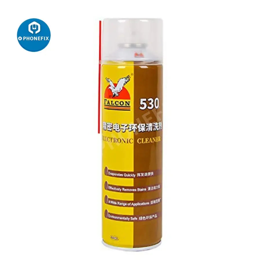 Falcon Electronic Products environmental friendly contact spray cleaner for electronic devices, branded by PHONEFIX.