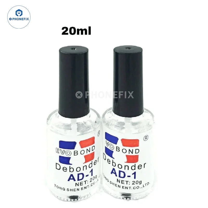 PHONEFIX multifunctional quick-drying glue removal liquid for screens, designed for effective adhesive removal from smartphones.