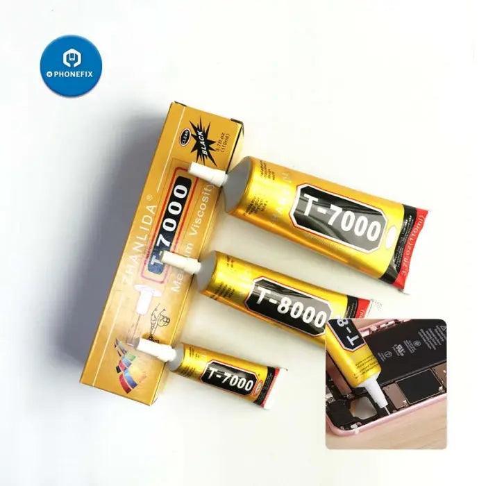 PhoneFix B7000 E8000 T8000 transparent adhesive liquid glue for phone screens, 15ml bottle of consumable repair glue.