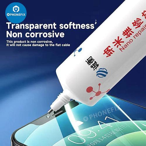Nano Fast Curing Screen Glue for phone bezel and back cover repair, by PHONEFIX, used as a consumable repair tool.