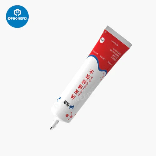 PhoneFix Nano Fast Curing Screen Glue for phone bezel and back cover repair, 30ml black consumable adhesive for device repair.