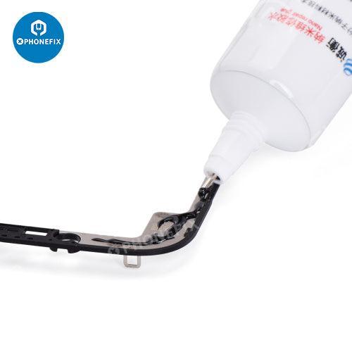 PHONEFIX Nano Fast Curing Screen Glue for phone bezel and back cover repair, consumable tool for secure adhesion.