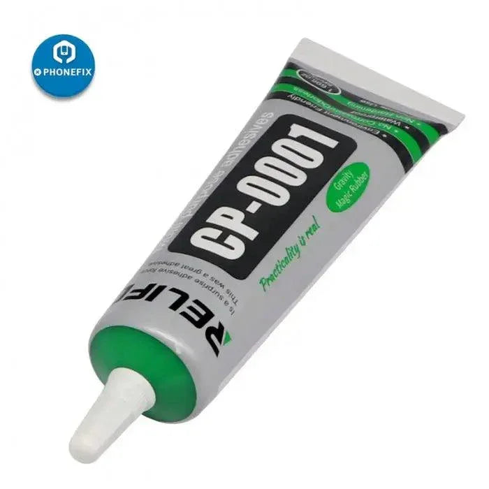 Relife CP-0001 transparent glass glue for phone repair, PHONEFIX consumable adhesive for fixing broken smartphone screens.