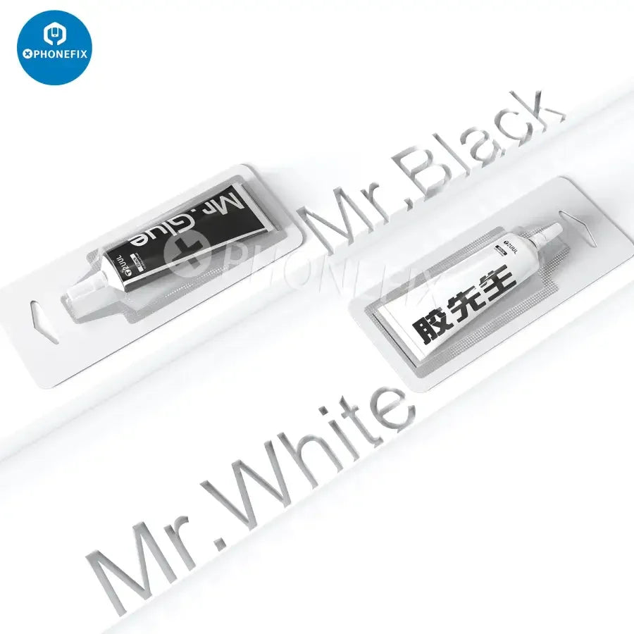 2UUL 25ML Mr Glue for phone back cover repair, phonefix brand, clear adhesive for mobile phone repair, shown in bottle image.