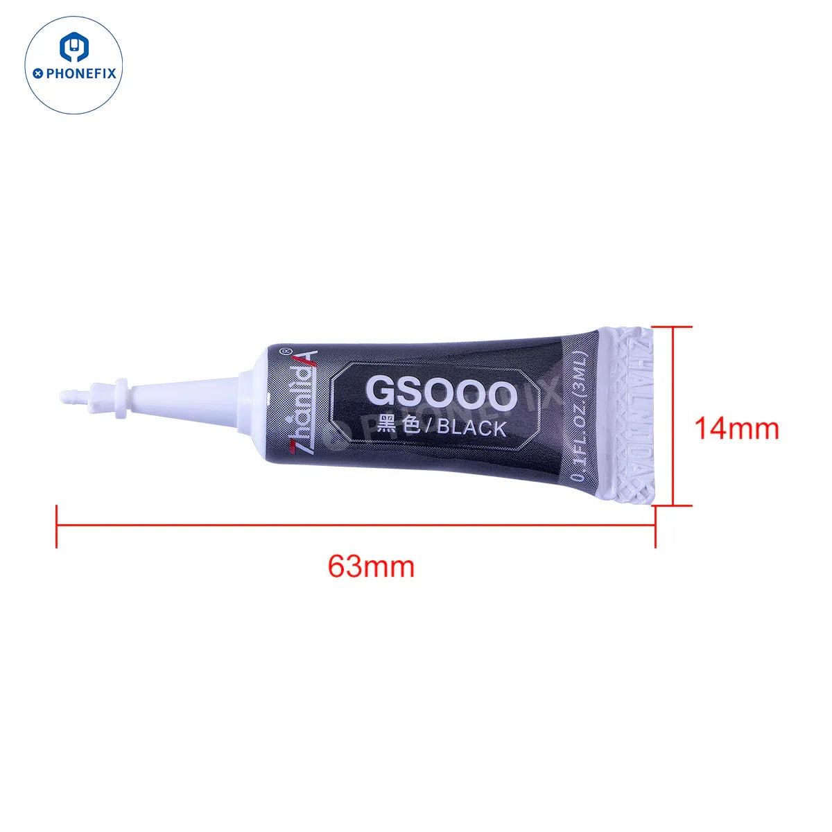 PHONEFIX 3ML portable strong adhesive for cell phone repairs, professional-grade glue for durable repairs on electronic devices.