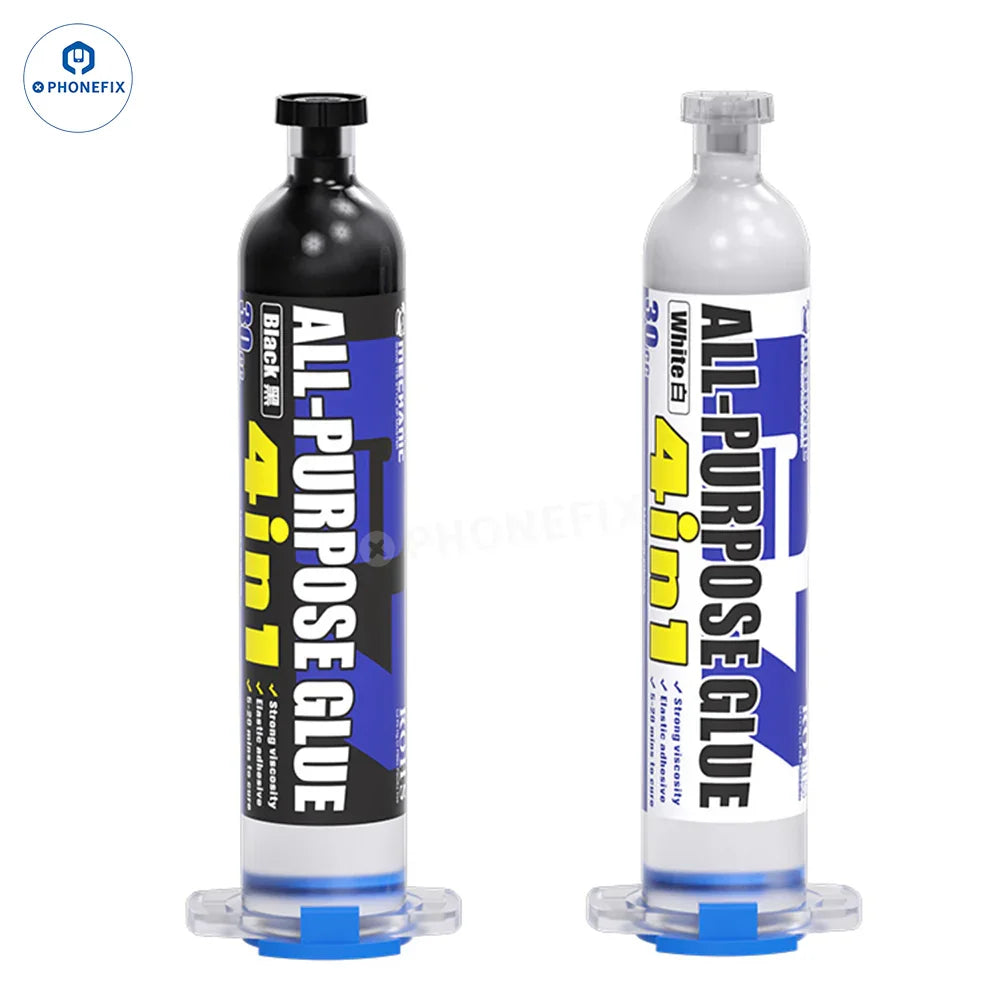 PhoneFix Mechanic G7 multi-purpose glue for phone screen frame repair, black, automotive-grade adhesive for electronics repair.