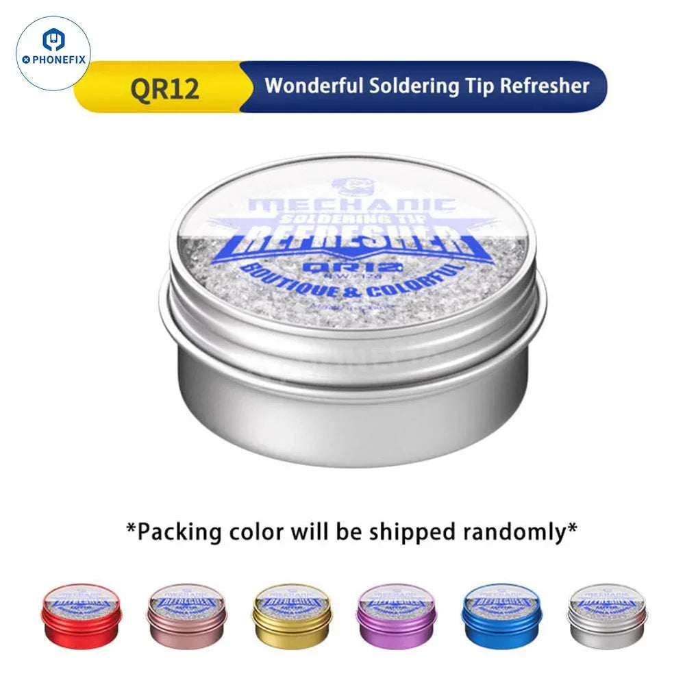 PhoneFix soldering iron tip refresher paste, a consumable solder cream for restoring dead soldering tips, in a random color.