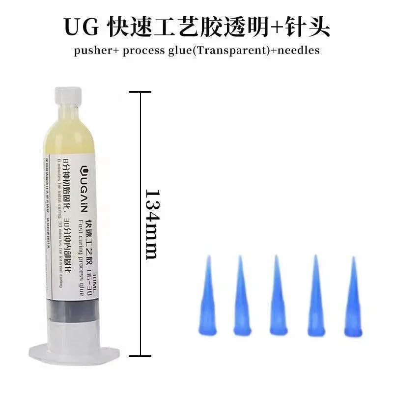 PhoneFix 30ml caulking glue liquid adhesive for curved screen repair, used for phone screen fixing and repair.