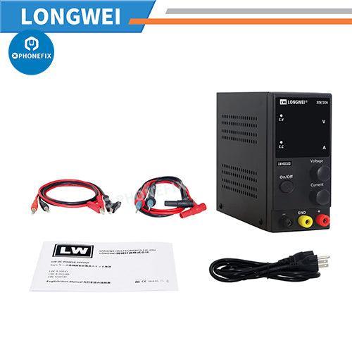 PHONEFIX K3010D variable DC power supply 30V 10A used for cell phone repair, with adjustable voltage and current controls.