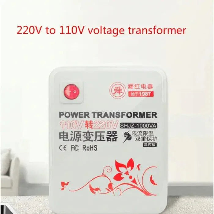 PhoneFIX 3000W DC power supply voltage transformer converting 110V to 220V for electronic devices and power conversion.