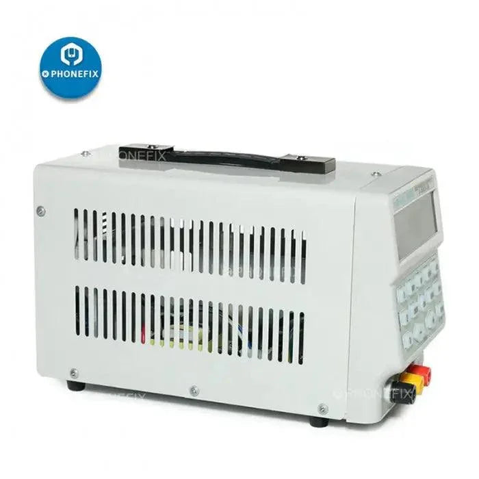 YiHua 3005D 30V 5A LCD digital display regulated DC power supply, showcasing control panel and digital readout.