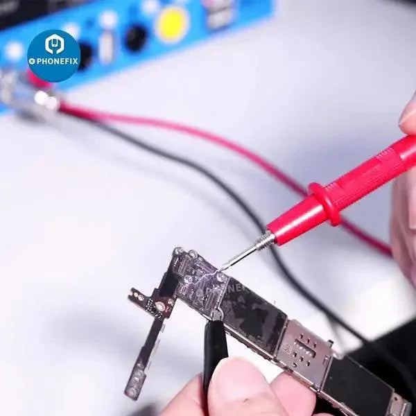 PhoneFix 8-in-1 regulated DC power supply for phone repair, featuring multiple ports and adjustable voltage for versatile electronic work.