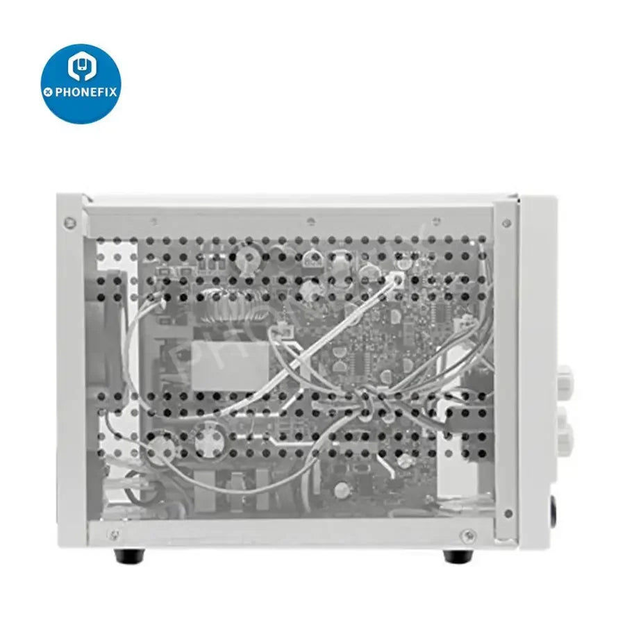 PhoneFix DMCH-K305DNW 4-Digital Regulated DC Power Supply for phone repair, showing digital display and control knobs.