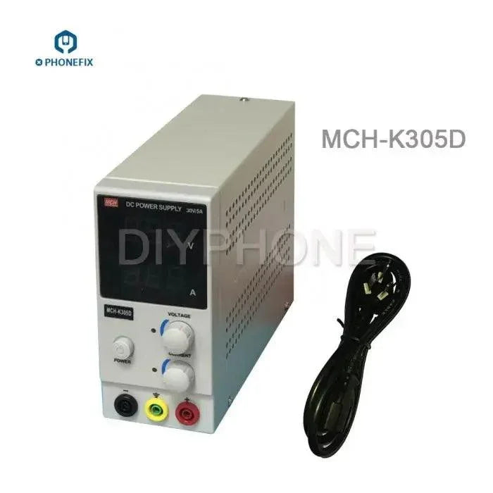 PHONEFIX MCH-K305D K303D adjustable DC power supply with mini digital switch, compact digital switch DC power supply for electronics testing