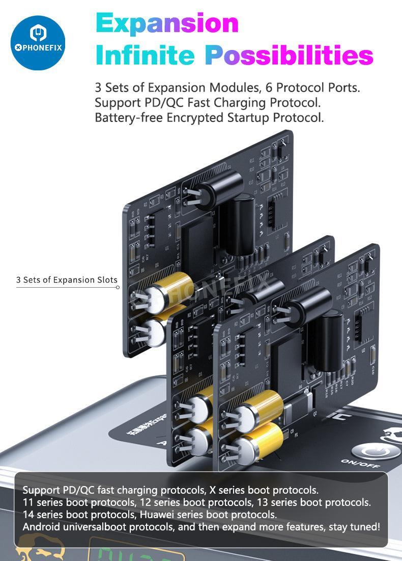 PhoneFix MECHANIC THOR POWER digital diagnostic DC power supply for electronic repair and testing applications.