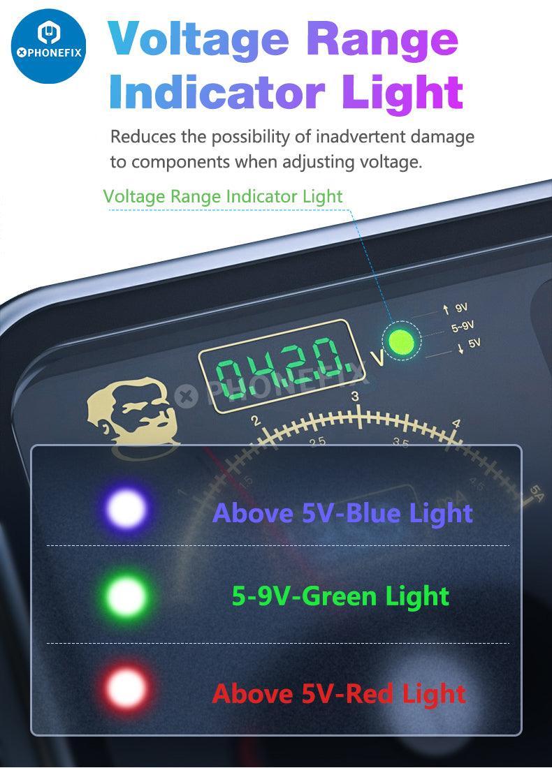 PhoneFix Mechanic Thor Power digital DC power supply for diagnostics, featuring intelligent controls and sturdy design.