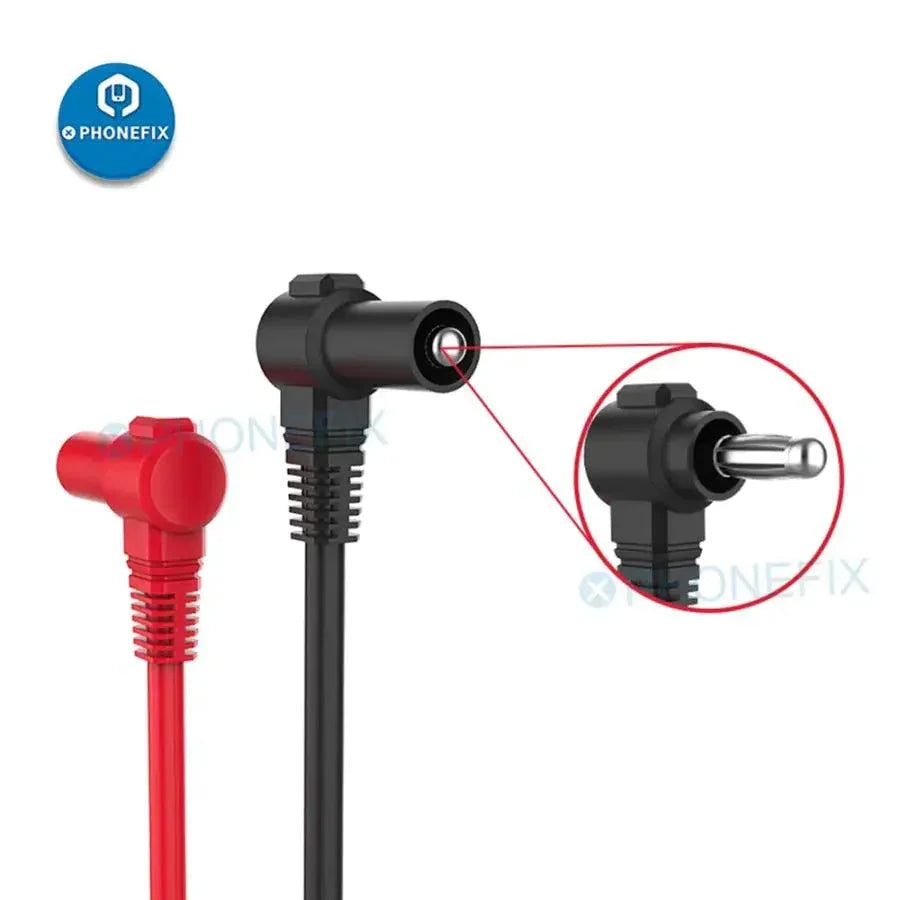 BST-050 Digital Multimeter with super fine test leads and pen cable for precise cell phone repair by PHONEFIX.