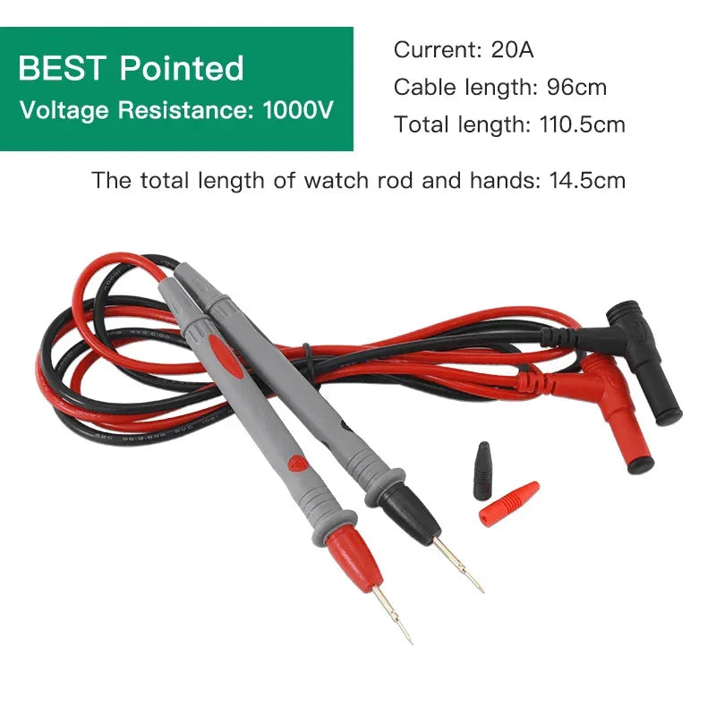 PhoneFix BST-050 digital multimeter with super fine test leads and pen cable for accurate electrical measurements.