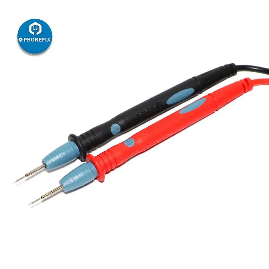 Digital multimeter by PHONEFIX with automatic display, featuring a compact design for electrical testing and measurements.