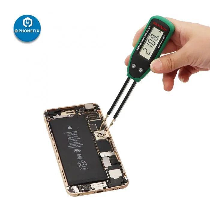 PHONEFIX MS8910 digital multimeter with SMD tester, resistance, and capacitance measurement, ideal for electronic diagnostics.