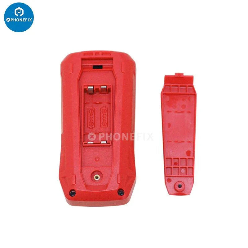 PHONEFIX UNI-T UT123D digital multimeter measuring AC and DC voltage, with auto-range display and digital screen.